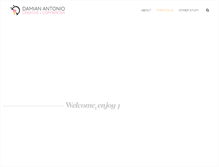 Tablet Screenshot of damianantonio.com
